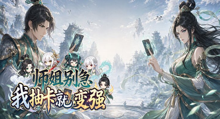 师姐别急，我抽卡就变强 Possess Your Senior Sisters and Duel Build.25802988 官方中文 容量4.1G -下载-游戏本体-绿色免安装-解压即玩~